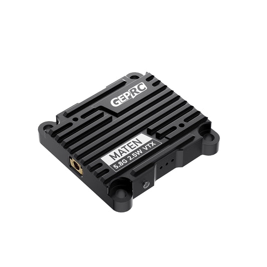 GEPRC MATEN 5.8G 2.5W VTX for FPV Drone – 72CH, 2500mW Output, IRC Tramp, MMCX, 7-36V Input