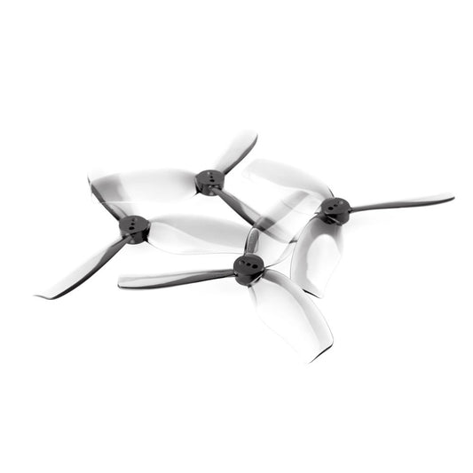HQProp Duct-T90MMX3 90mm 3-Blade Ducted Propeller, HQProp 90mm three-blade ducted propellers in clear finish, set of three with black hubs