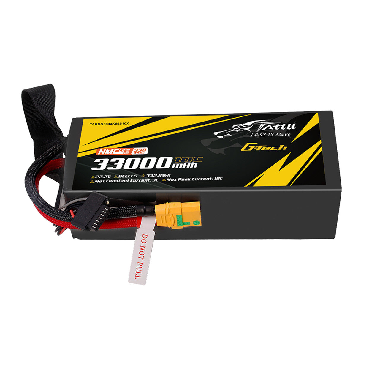 Tattu Semi-solid State 330Wh/kg 33000mAh 22.2V 6S1P G-Tech LiPo Batteripaket, 10C, XT90-S kontakt