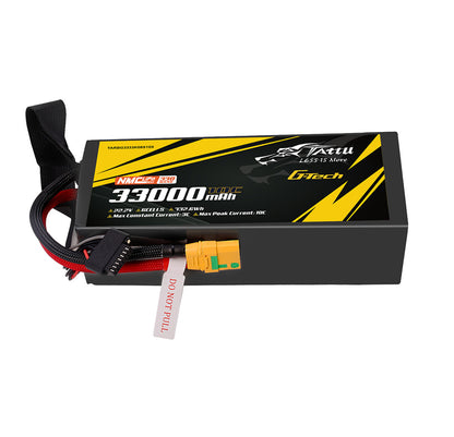 Tattu Semi-solid State 330Wh/kg 33000mAh 22.2V 6S1P G-Tech LiPo Batteripaket, 10C, XT90-S kontakt