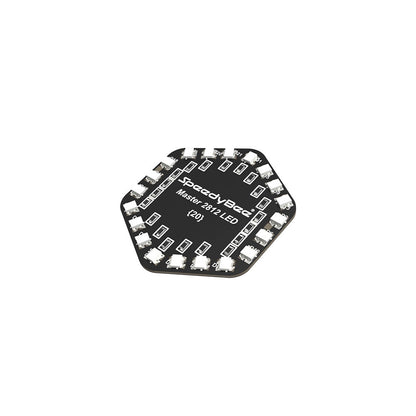 SpeedyBee Master 2812 programmable LED board with 20 LEDs in a ring on a compact black PCB