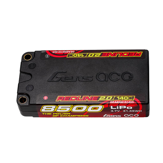Betri ya Gens ace Redline 2.0 8500mAh 1S2P 140C Short Pack Lipo