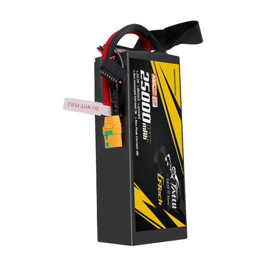 Tattu Semi-solid State 330Wh/kg 25000mAh 10C 22.2V 6S1P G-Tech LiPo Battery Pack, XT90-S, for Industrial Drones