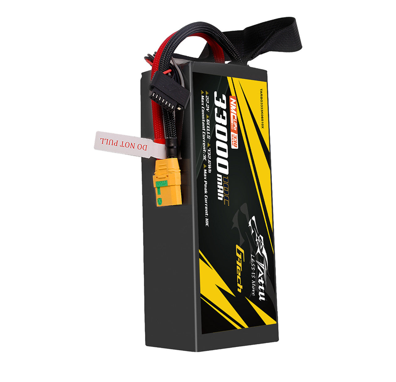 Tattu Semi-solid State 330Wh/kg 33000mAh 22.2V 6S1P G-Tech LiPo Batteripaket, 10C, XT90-S kontakt