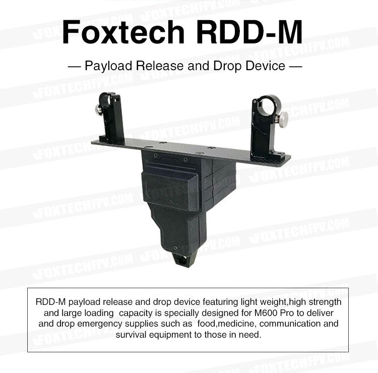 RDD-M 10KG Payload Release and Drop Device 3 RDD-M 10KG Payload Release and Drop, Life-saving delivery device for emergency supplies in remote areas.
