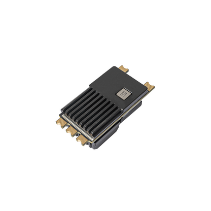 Top view of ESC module with finned heatsink and small status/marking window