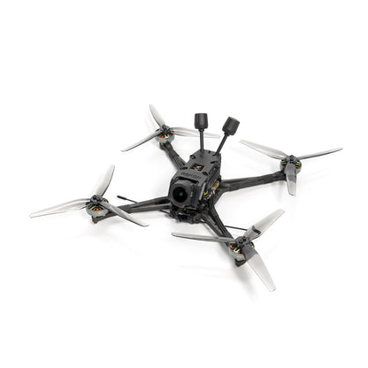 HGLRC Rekon5 Lite 5-inch long-range FPV drone, front three-quarter view with twin antennas