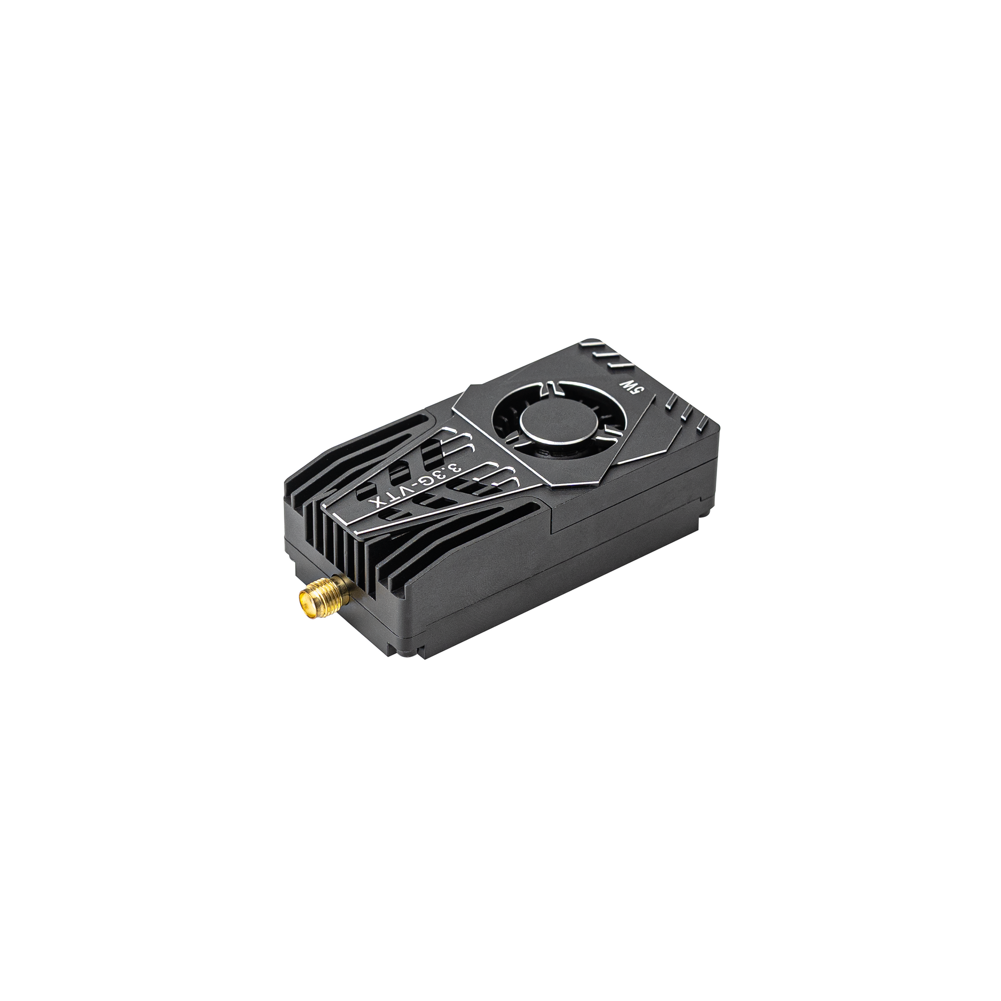 OddityRC 3.3G 5W VTX transmitter module with cooling fan and SMA antenna connector