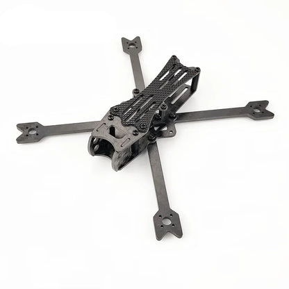 Darwin BabyApe 3 Inch Toothpick FPV Frame assembled carbon fiber frame, angled view