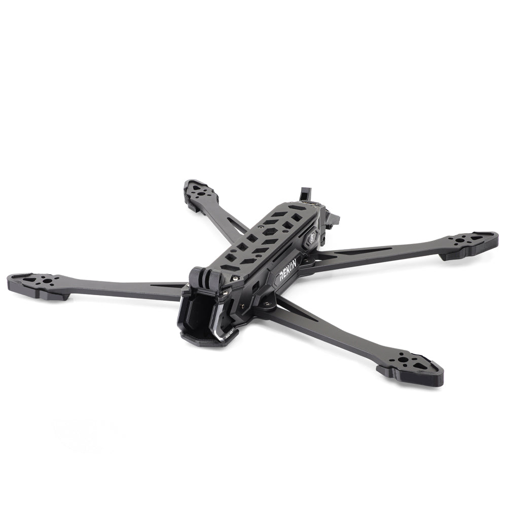 HGLRC Rekon8 PRO 8-Inch Long-Range FPV Frame, assembled frame kit angled view