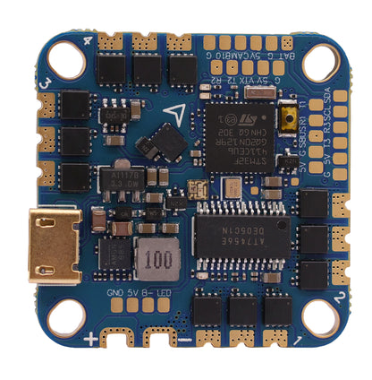HAKRC F411 20A AIO Flight Controller – 2–5S, BLHeli_S 20A ESC, STM32F411, 25.5mm Mount