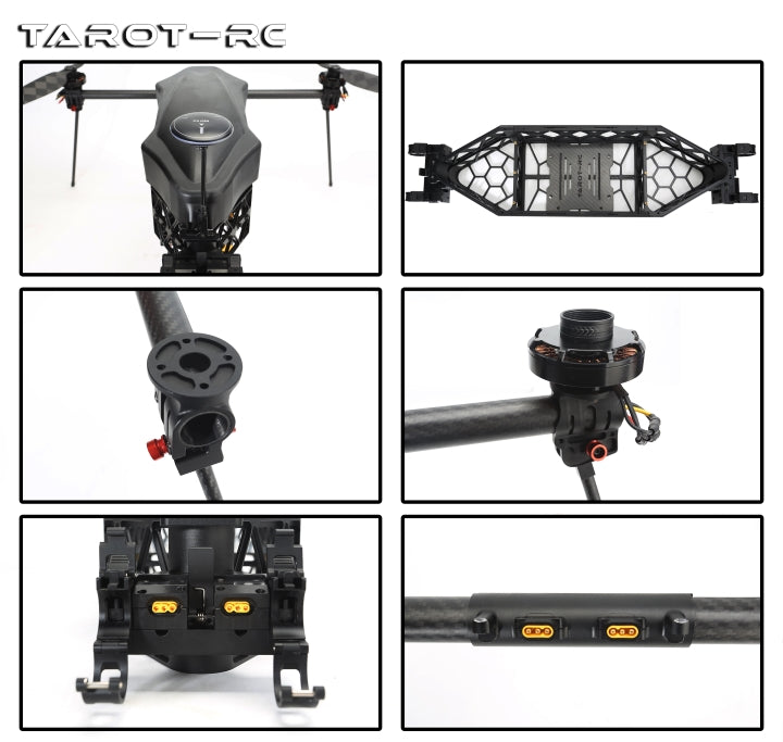 Tarot H720 - 724mm Wheelbase 5.25KG Take-off Weight Long Endurance Industrial Drone