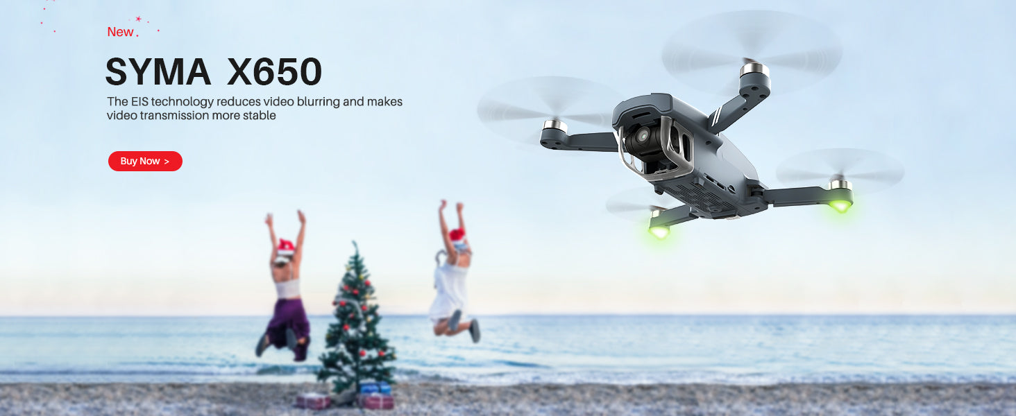 SYMA X650 GPS Drone, SYMA X65o The EIS technology reduces video blurring and makes video