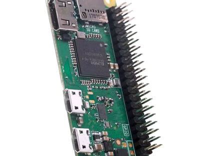 Raspberry Pi Zero WH Single-Board Computer with Headers, Wi‑Fi/Bluetooth 4.1 BLE, 40‑Pin HAT, CSI, Mini HDMI, OTG