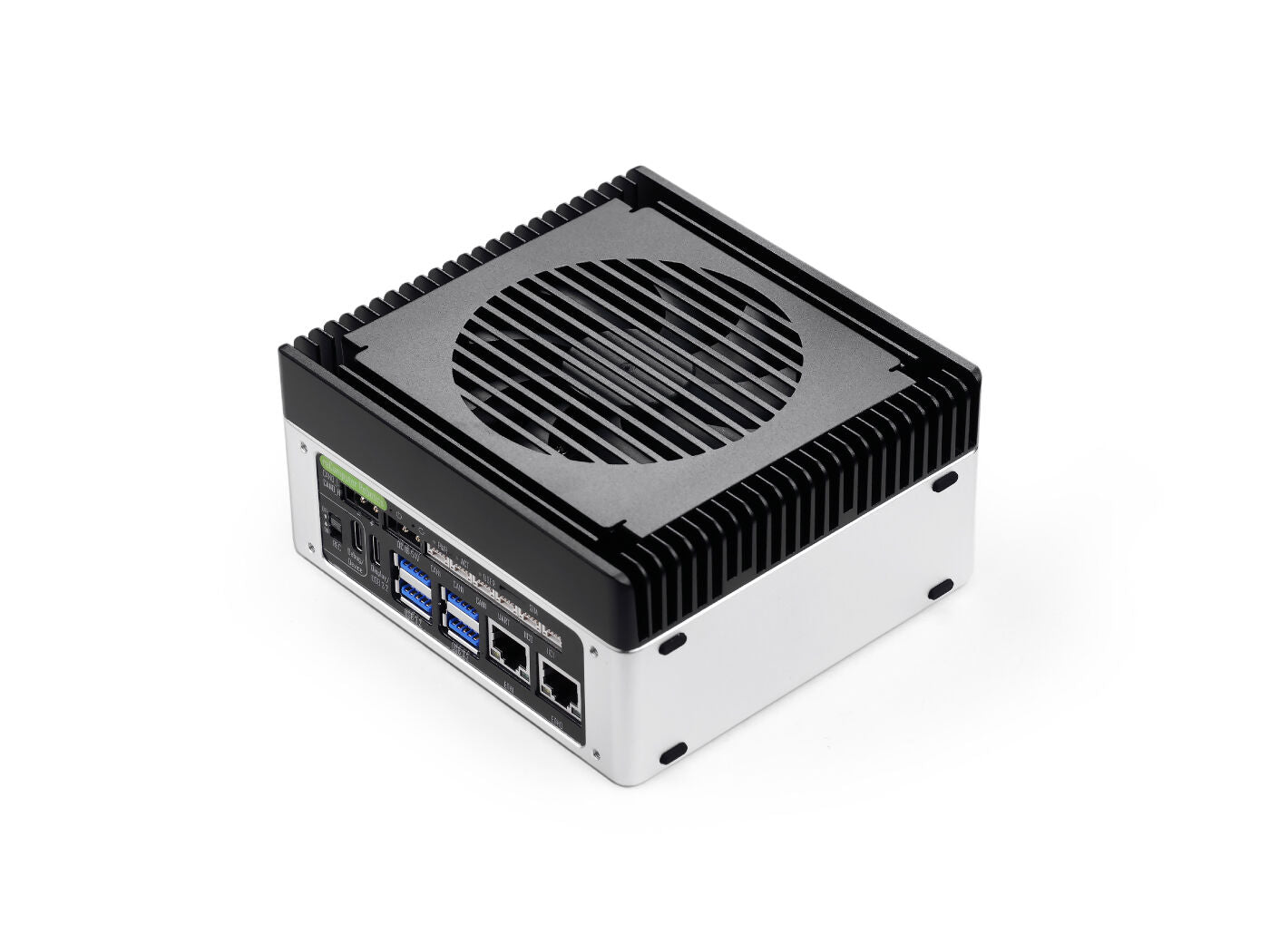 reComputer Robotics J4011 NVR Server, Jetson Orin NX Super 8GB, 117 TOPS, dual RJ45 GbE, 6x USB 3.2, JetPack 6.2