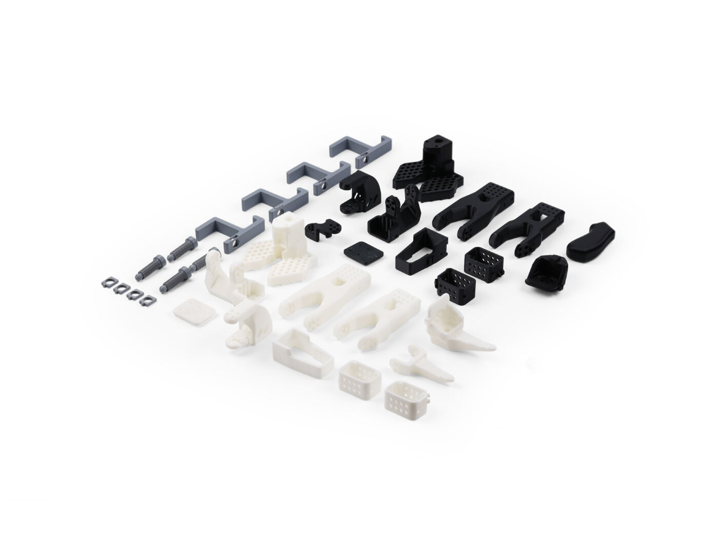 SO-ARM101 Low-Cost AI Arm 3D Printed Skeleton – Open-Source PLA+ parts for LeRobot, finetuned Leader/Follower/Clamps sets