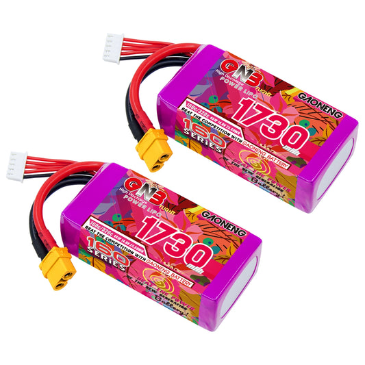 GAONENG GNB 4S 14.8V 1730mAh 160C XT60 Bateria LiPo