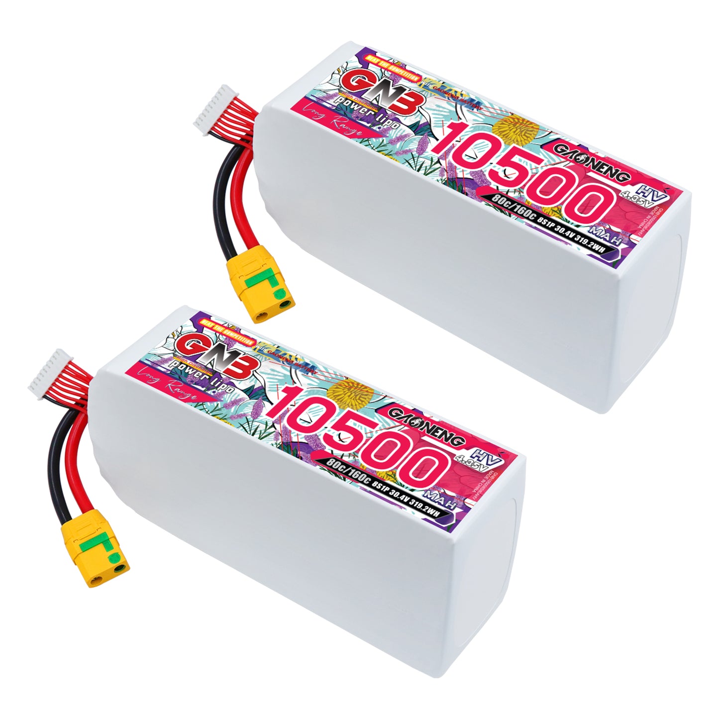 GAONENG GNB 8S1P 30.4V HV 10500mah 80C LiPo Battery XT90S