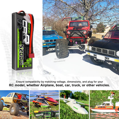 Hardcase RC LiPo battery application examples for RC car, truck, boat, airplane and drone