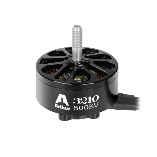 Flashhobby A3210 800KV Brushless Motor, Flashhobby A3210 3210 800KV brushless motor with black housing, open top vents, and threaded shaft