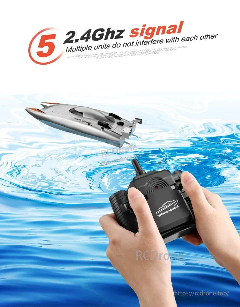 2.4G RC Boat, 2.4Ghz signal, multiple units no interference, remote control boat