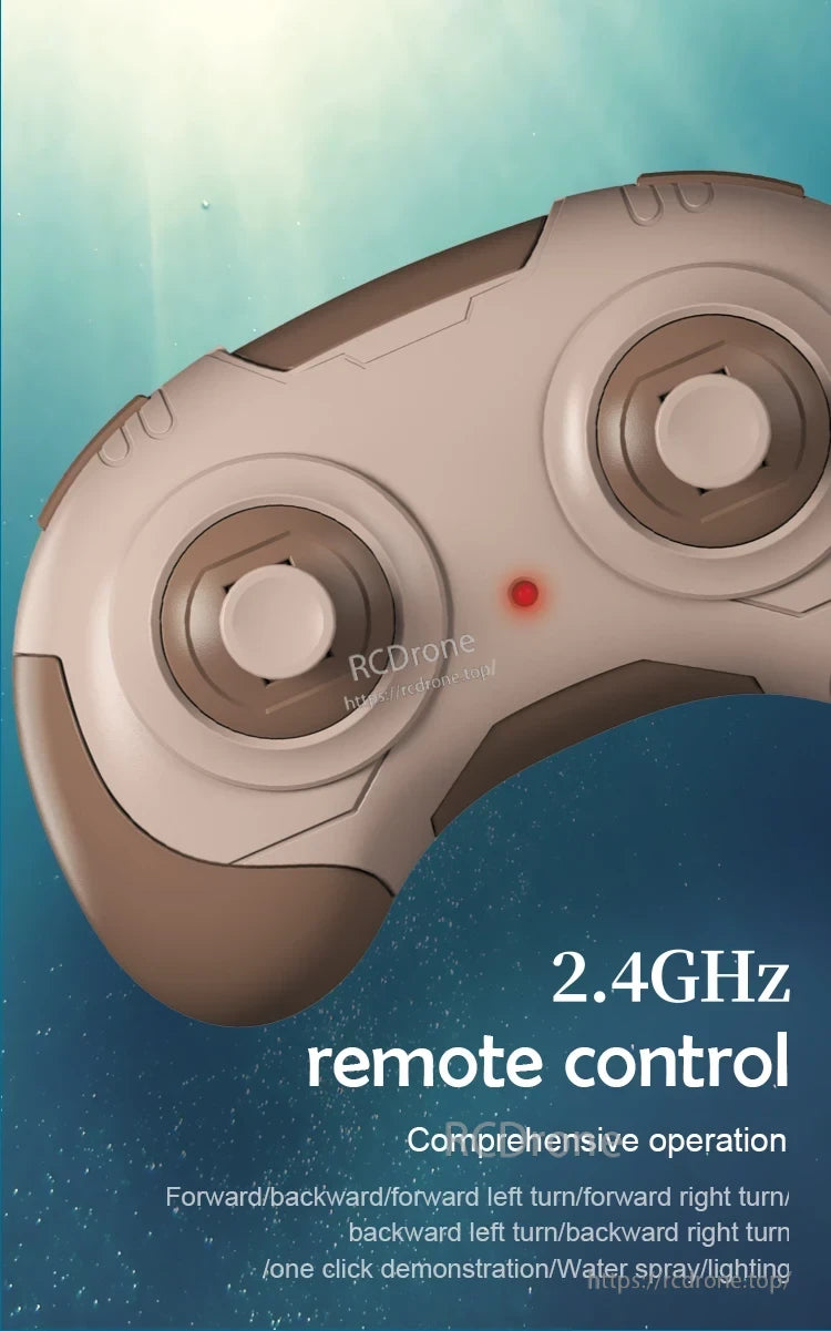 2.4G RC Boat, 2.4GHz remote control for RC boat with full operation and lighting functions