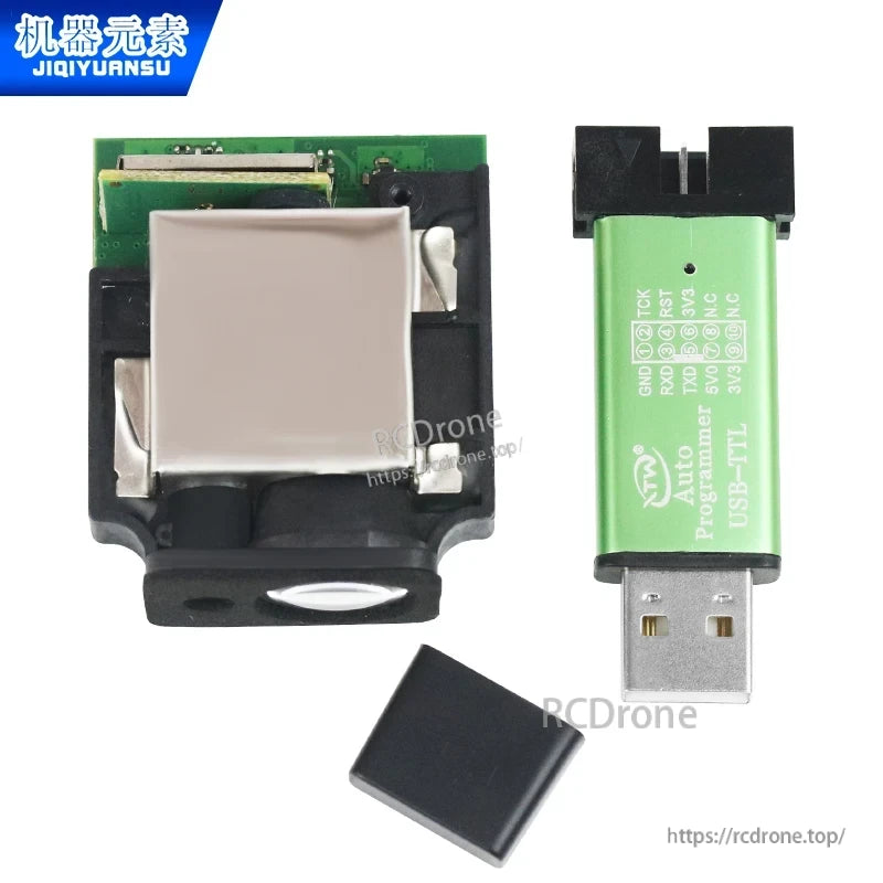 20 Hz High-Accuracy 80 m Laser Sensor Range Finder Distance Measuring Module, TTL Serial Interface for Arduino