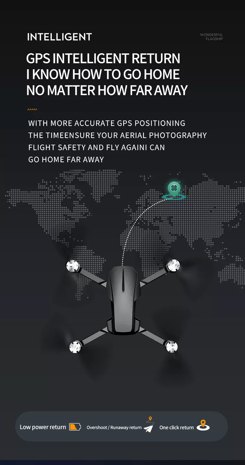 X2 Pro3 Drone 8K HD Camera 3 Axis Gimbal GPS Professional Anti-Shake Aerial Photography Foldable Quadcopter Professional Camera Drone 15 X2 Pro3 Drone, INTELLIGENT RETURN IKNOW HOW TO GO HOME NO MAT