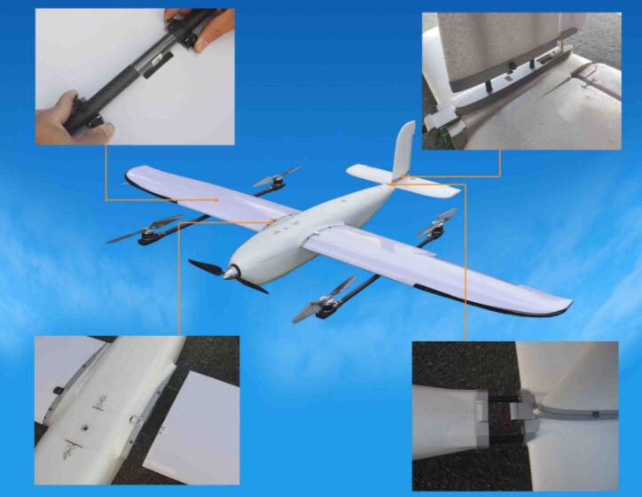 Drone Pesawat Foxtech Loong 2160 VTOL