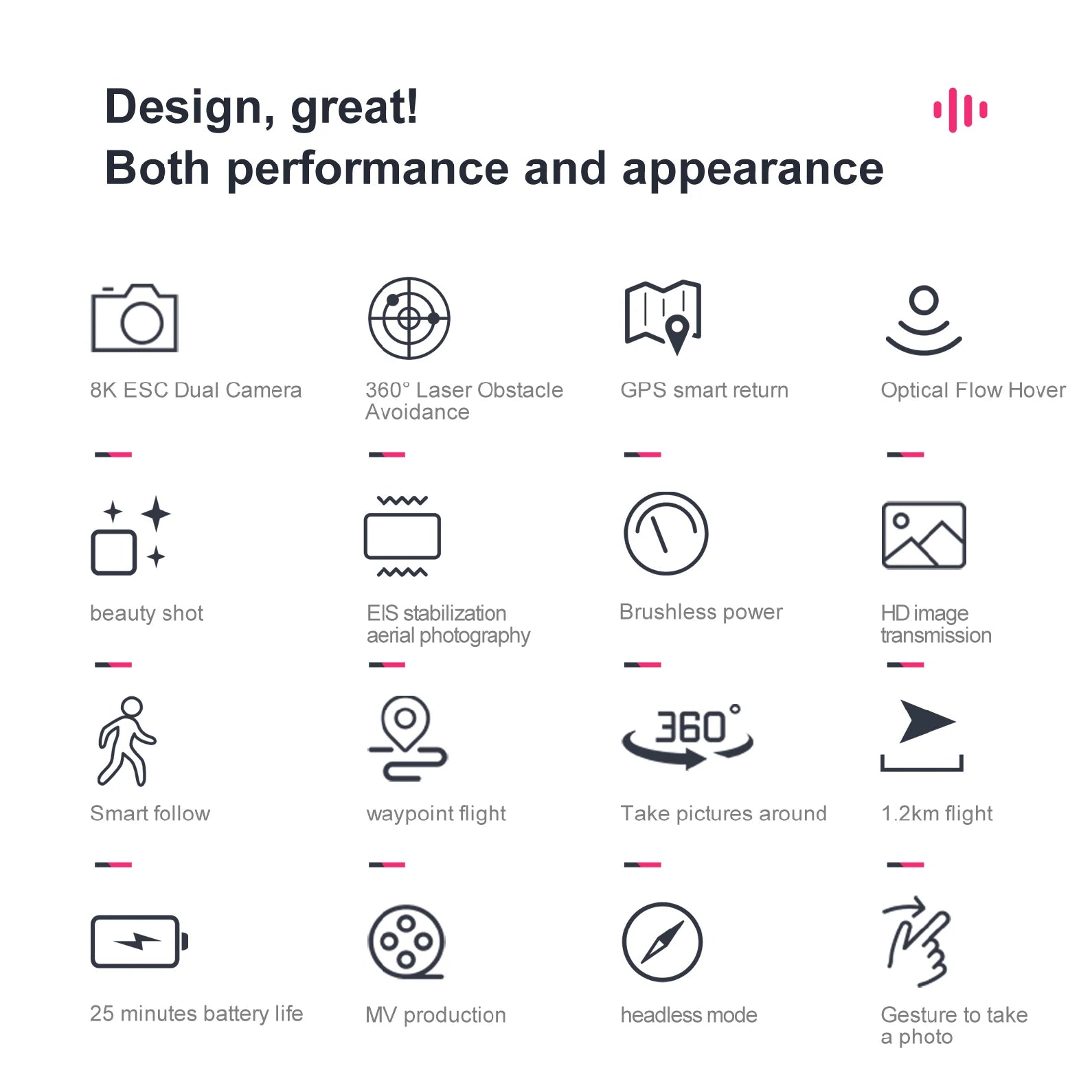 K911 max 8K HD Dual Camera Drone with Smart 360-Degree Laser Obstacle Avoidance Professional Camera Drone 8 K911 max 8K HD Dual Camera Drone, 8K ESC Dual Camera 3605 Laser Obstacle GPS smart return beauty shot EIS