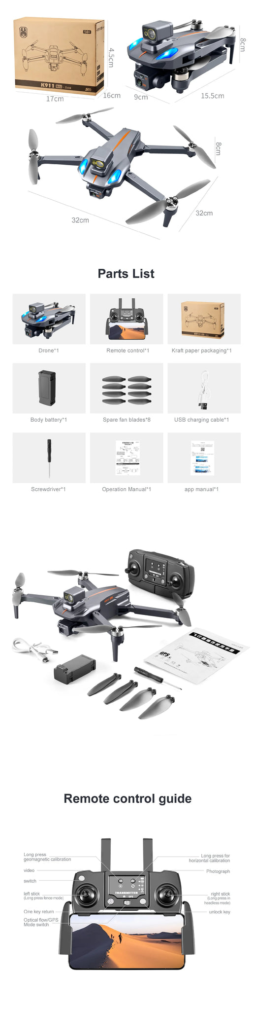 K911 max 8K HD Dual Camera Drone, 1 app manval Remote control guide pFoSS Lo19 Press Icr geo