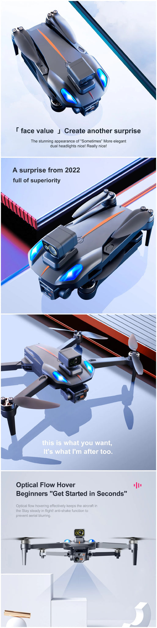 K911 max 8K HD Dual Camera Drone with Smart 360-Degree Laser Obstacle Avoidance Professional Camera Drone 14 K911 max 8K HD Dual Camera Drone, Optical flow hovering effectively keeps the aircraft in Ihe Stay steady in illghi