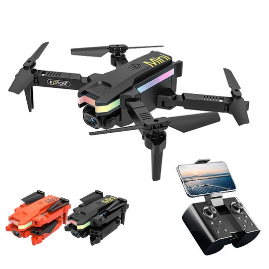 XT8 RC Mini Drone - 2024 New  4K Dual HD Camera Video Shooting Led Drone Quadcopter with FPV One-Key Return Toys for Kids Gift