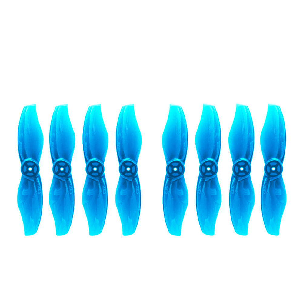 Gemfan Durable 2015 2-Blade 2" Propeller, Set of blue Gemfan 2015 two-blade 2-inch drone propellers with hub mounting holes
