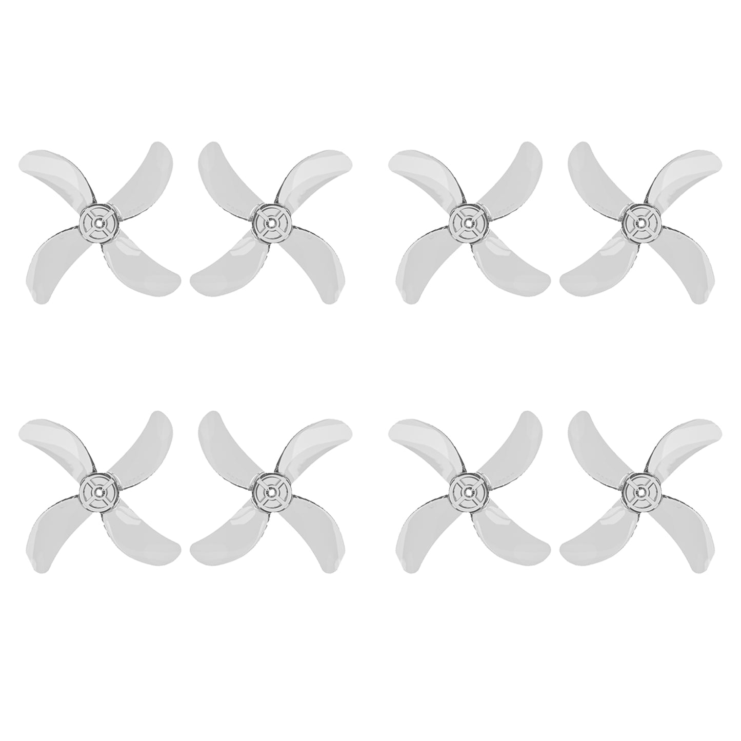 1609 - 4 Blade 40mm 1.5mm Shaft -- Set of 8
