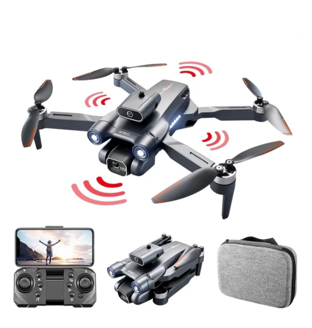S1S Mini Drone - Brushless Motor 4K 8K Dual HD Camera Obstacle Avoidance Optical Flow Positioning RC Dron Foldable Quadcopter Toys Gifts