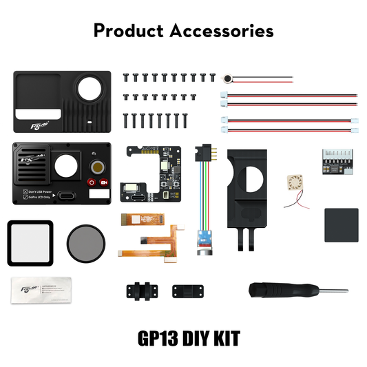 Flywoo Naked Gopro Caméra d'Action V2 Pro Kit DIY et Pièces