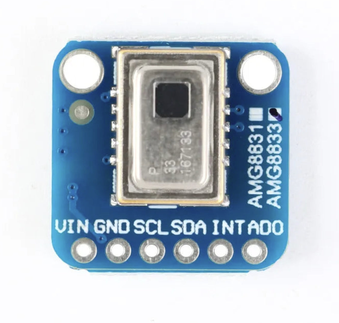 Arduino GY-MCU8833 के लिए AMG8833 IR 8*8 थर्मल इमेजर डॉट मैट्रिक्स तापमान सेंसर मॉड्यूल 8x8 इन्फ्रारेड कैमरा इमेजिंग ऐरे