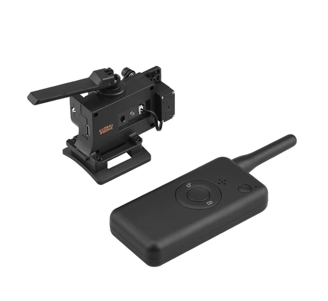 Thrower for DJI Mavic 3/Maivc 2 Pro Mini Air 2S/Mini 3 Pro FIMI X8 SE 2020 Delivery Parabolic Drone Airdrop System 11 straps can be installed to avoid the bottom sensor.