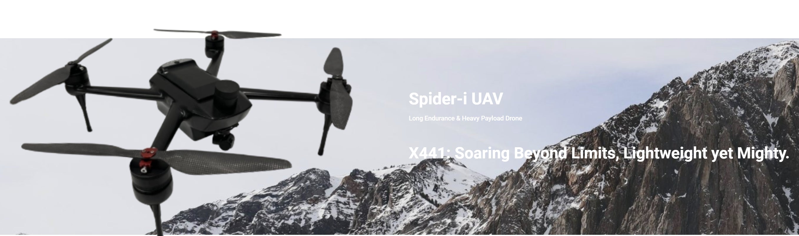 X441 Long Range Drone, Spider-i UAV Endurance & Heavy Payload Drone X441