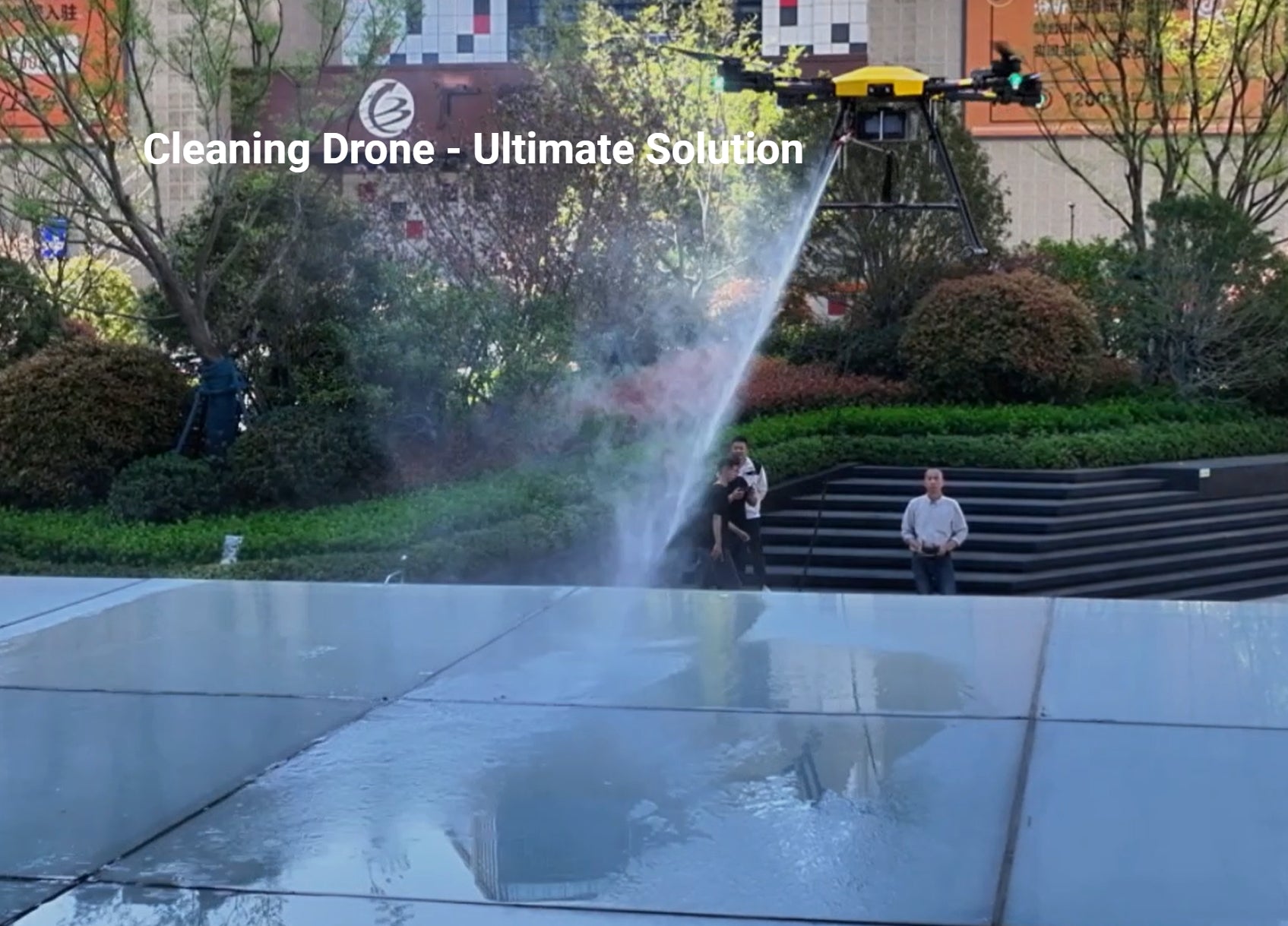 RCDrone C30 Cleaning Drone - 100M Hose 30Mpa Water Pressure Spray 20M Distance Industrial Drone For Glass, Solar Panels, and Building Exteriors 19 RCDrone, U# Drone Ultimate Solution