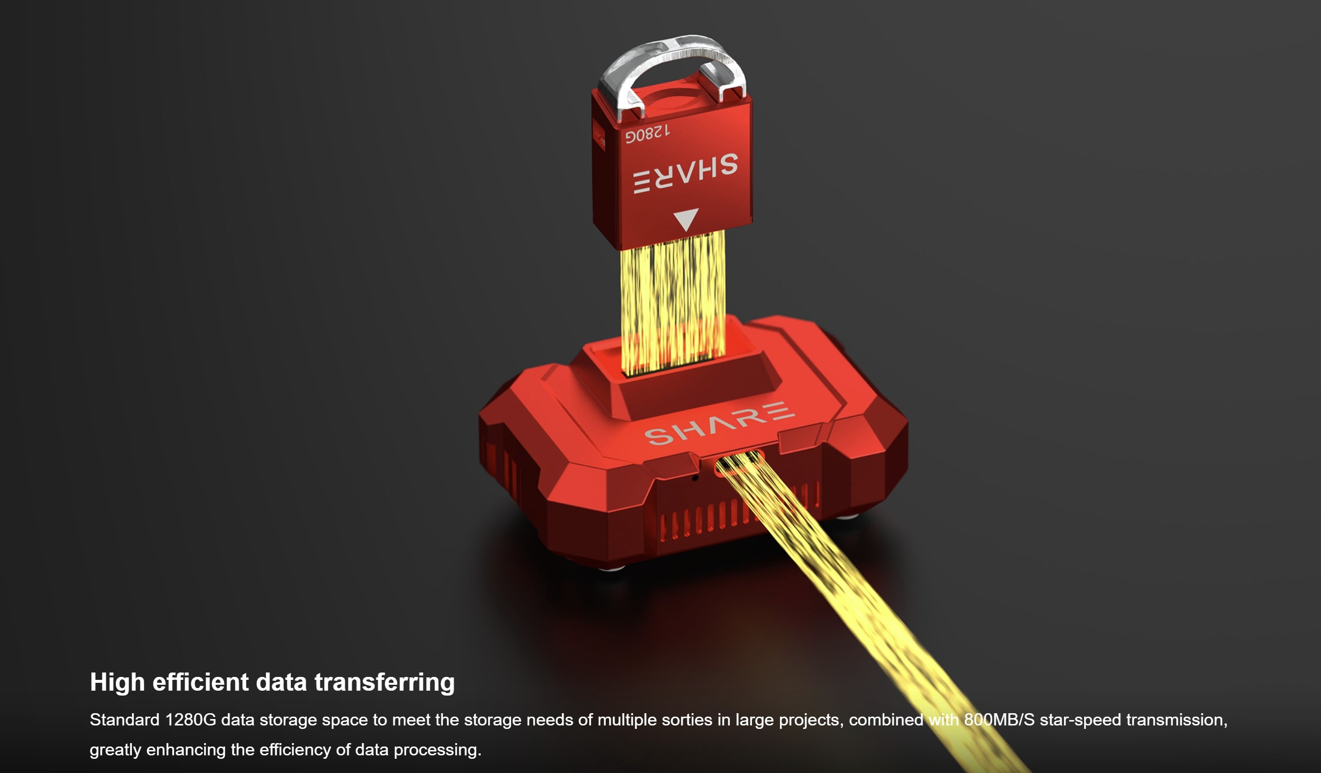 SHARE 303S Pro V2 - 305 MP Full-Frame 5-Lens Oblique Aerial Camera for 3D Mapping UAV Drone 18 SHARE 303S Pro V2, High-capacity camera with efficient data transfer and storage for large-scale projects.