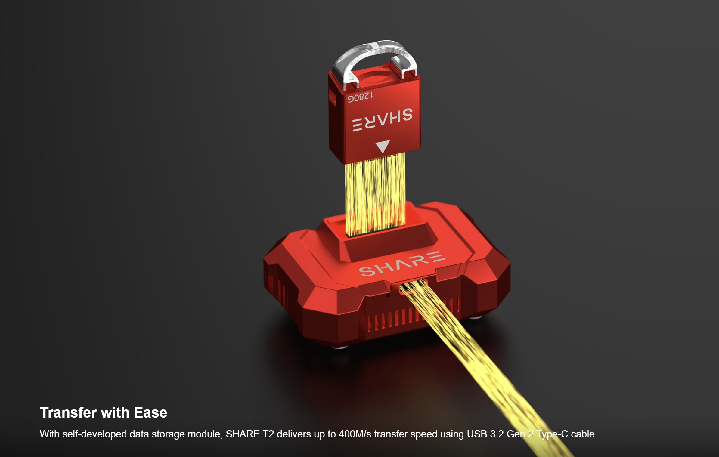 SHARE T2 - 75MP 3-Lens Oblique Aerial Camera for 3D Mapping UAV Drone 11 SHARE T2 - 75MP 3-Lens Oblique Aerial Camera, SHARE T2: High-speed data transfer with self-developed module and USB 3.2 Gen 2 Type-C cable.