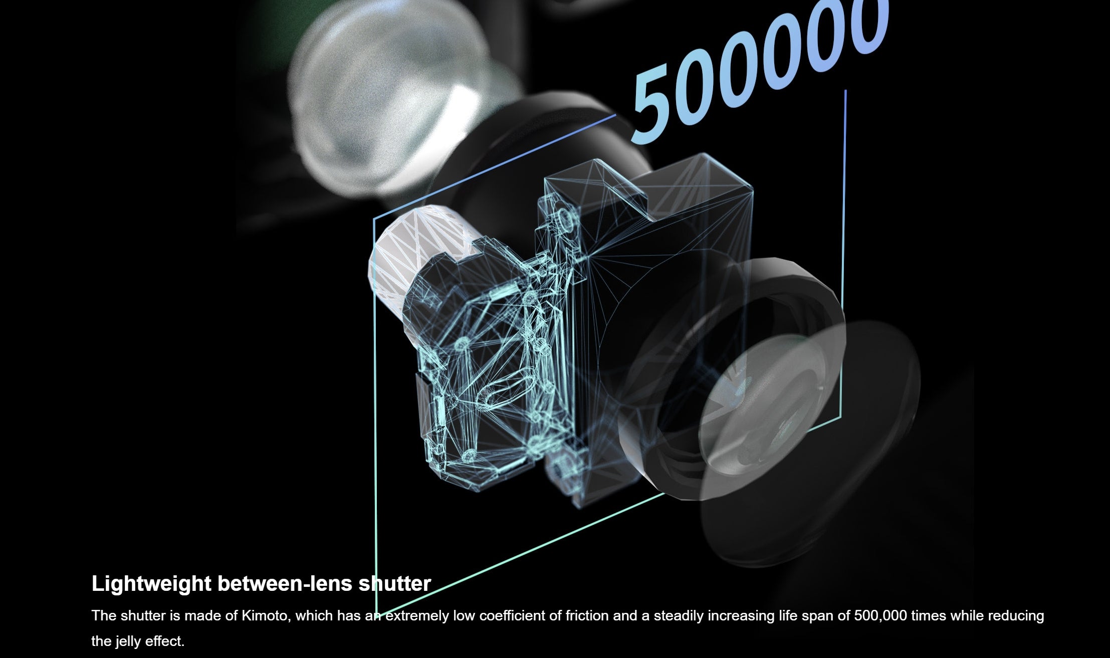 SHARE 6100X, Unique Kimoto design shutter reduces 'jelly effect' for sharp images with long lifespan.