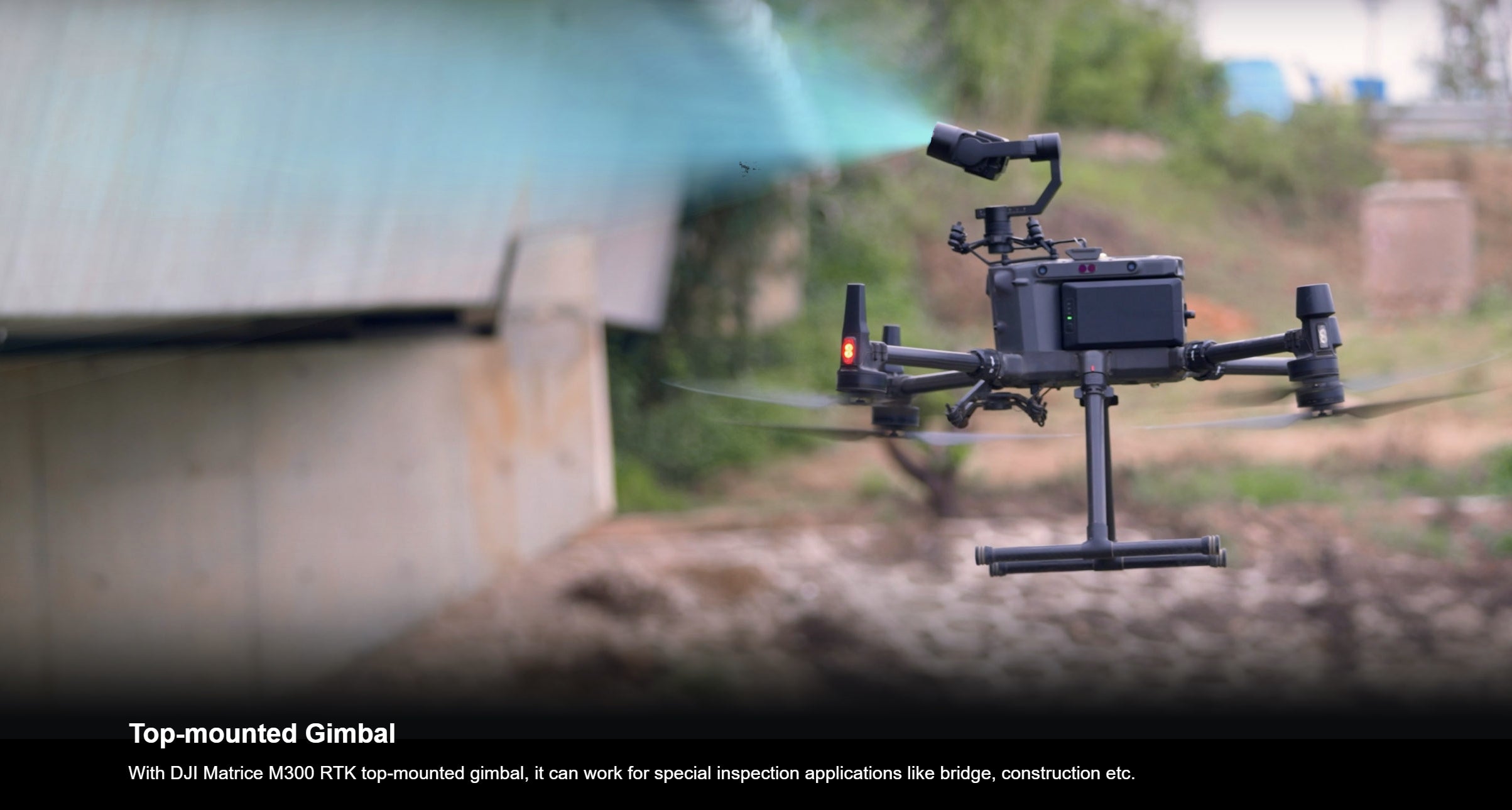 SHARE 6100X - 61MP Full-Frame Single-Lens Aerial Camera GCP-Free Modeling UAV Drone 8 SHARE 6100X, DJI Matrice M300 RTK drone for precise aerial imaging of bridges and constructions.