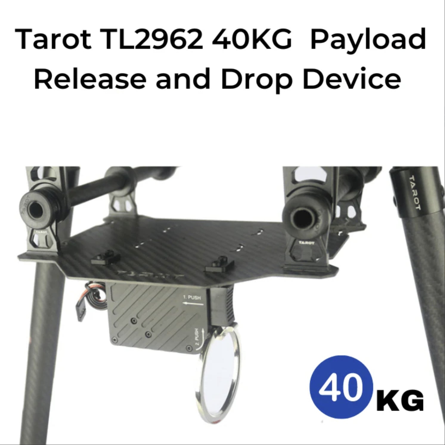 Tarot TL2962 40kg Payload Release and Drop, Payload release device for loads up to 40kg, ideal for Tarot TL2962 operations.