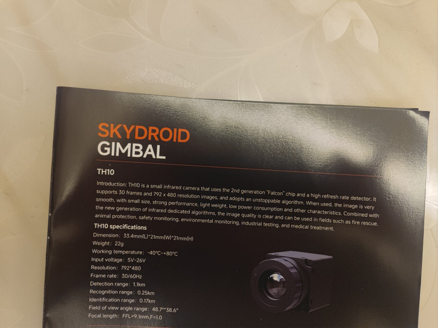 Skydroid TH10 Infrared Camera, Falcon