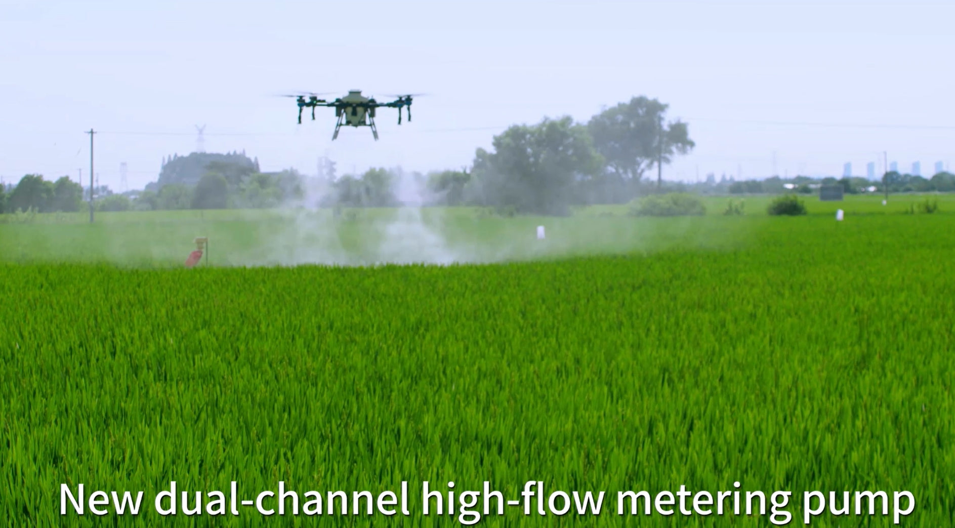 TopXGun FP600 Agriculture Drone, High-flow pump for precise spraying and spreading, ideal for various applications.