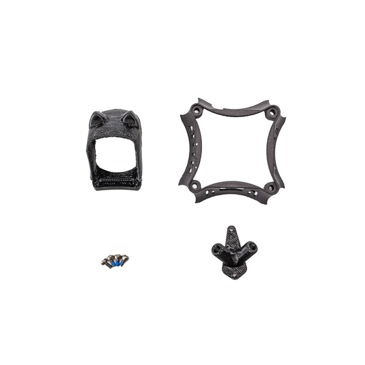 OddityRC XI20 Pro O3 to O4 PRO Related Kit parts set with canopy, mount plate, antenna holder and screws