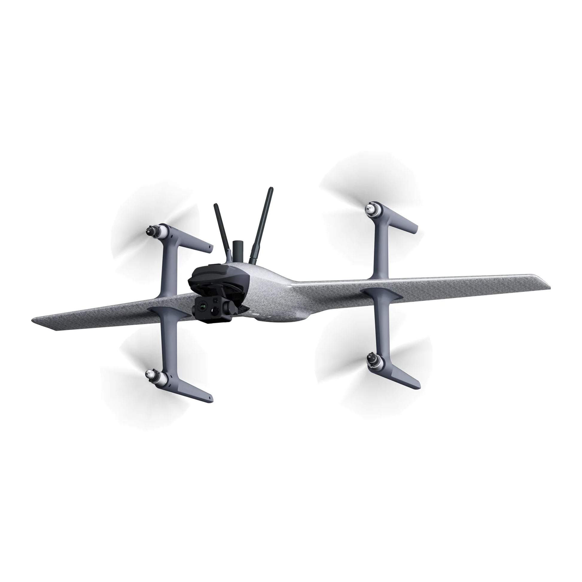 HEQ Swan-K1 Trio 640 Fixed-wing Aircraft VTOL With 3-in-1 Camera Gimbal 640x512 Infrared Camera 600M LRF 12MP Camera